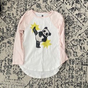 Girls Tea Panda shirt size 7